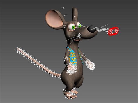 Cartoon Mouse Character Animation 3d Model 3ds Maxautodesk Fbx Files