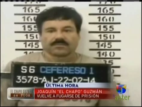 El Capo Narco El Chapo Guzmán Escapó De La Cárcel Por Segunda Vez