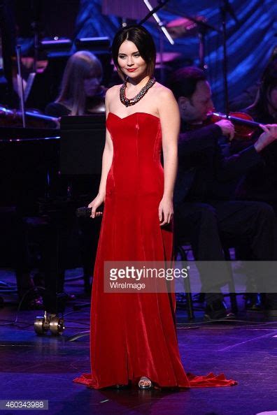 Singer Mairead Carlin Of Celtic Woman Performs At The Kost 1035s