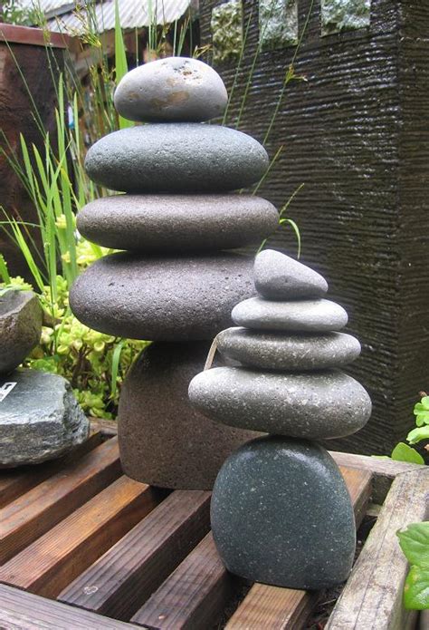 At Home Perfect Beauty Stacked Rocks