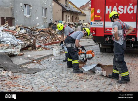 The Tornado Which Swept Through Several Villages In June 2021 In South Moravia Czech Republic