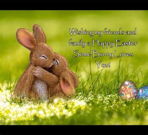 Happy Easter Some Bunny Loves You Free Happy Easter Ecards 123 Greetings
