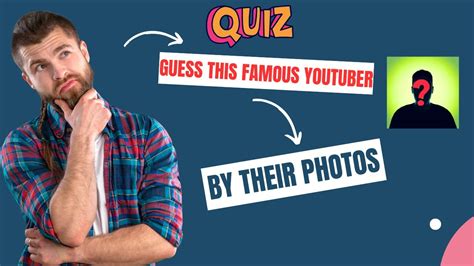 Guess The Youtuber Quiz Youtuber Test Can You Guess All These Youtubers Guess Is The