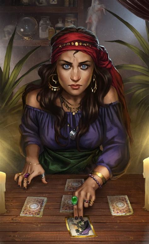 Artstation Explore Gypsy Fortune Teller Character Inspiration