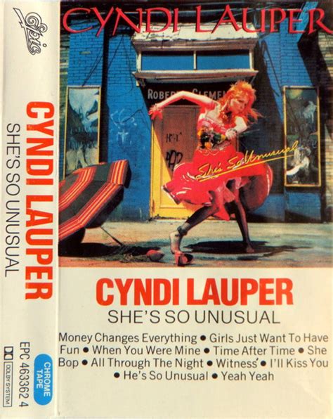 cyndi lauper she s so unusual 1983 cassette discogs