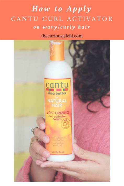 Cantu Curl Activator Review And Steps To Use It On Wavy Curly Hair