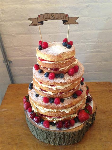 2 Tiered Victoria Sponge Wedding Cake Donna Milburn Torta Nuziale