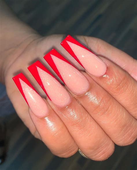pinterest just another wordpress site red acrylic nails red tip nails acrylic nails