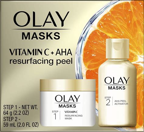 Olay Vitamin C Face Mask Kit Exfoliator Kit With Mask Silica