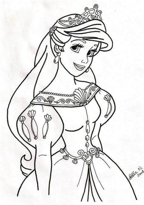 We provide you with a variety of free printable coloring pages of ariel the little mermaid and her friends, so click on the ones that you want and download them to provide endless hours of coloring fun. Wonderfull Ariel by hellenielsen82 on DeviantArt | Disney ...