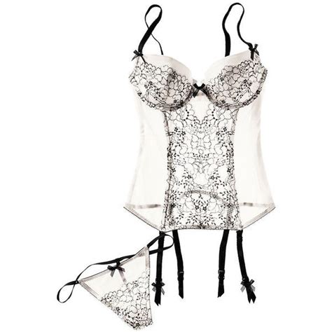 Victoria S Secret Lace Bustier Lingerie 1 065 Egp Liked On Polyvore Featuring Intimates