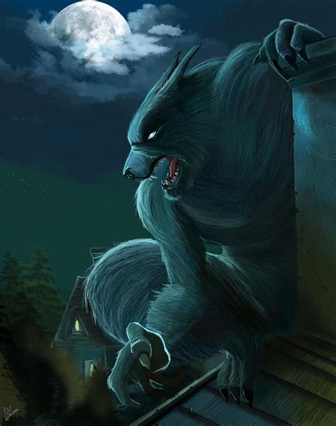 Werewolf Fan Art By Holyhulk On Deviantart