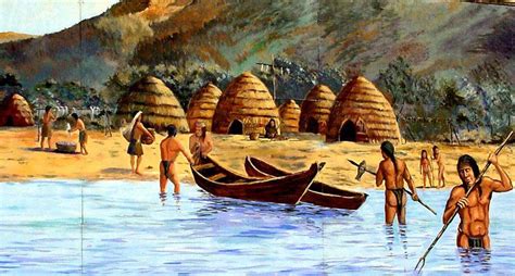The indian and moravian village of schoenbrun was not commenced until 1772, eleven years later. View: ARTIST DEPICTION OF CHUMASH VILLAGE | Chumash ...