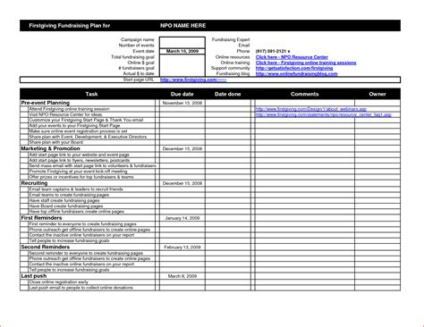Event Planning Spreadsheet Excel Free — Db