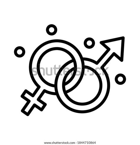 Sex Couple Icon On White Background Stock Vector Royalty Free