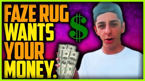 Faze Rug Wants Your Money Exposed With Proof Faze Rug Exposed Clickbait And Scamming
