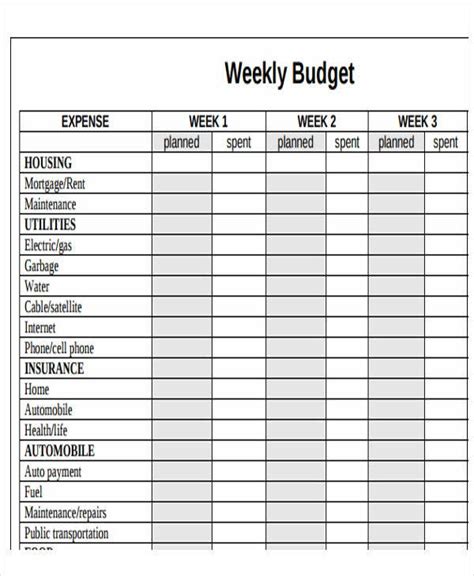 11 Sample Budget Calendar Templates Word Pages Free
