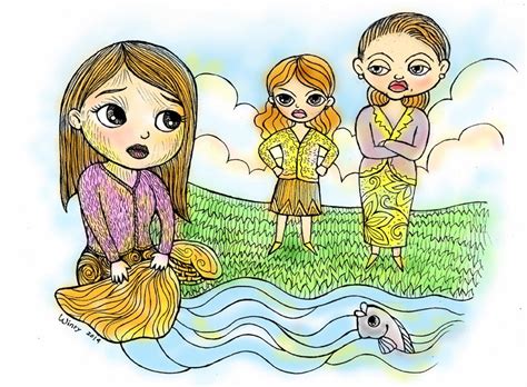 Sekarang dia kita tempatkan di sebuah rumah warga dan kita beri jilbab serta pakaian, tambah rano. Naskah Drama Bawang Merah Bawang Putih Bahasa Jawa ...