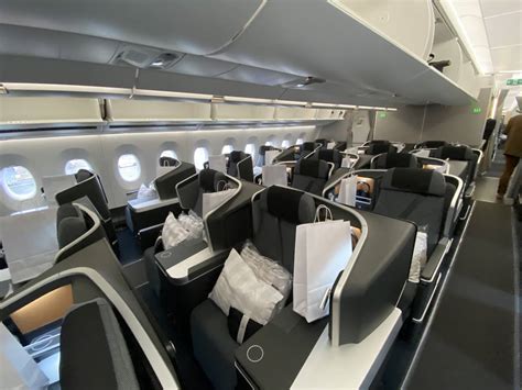 Første Test Sas Business Class Ombord Deres Nye Airbus A350