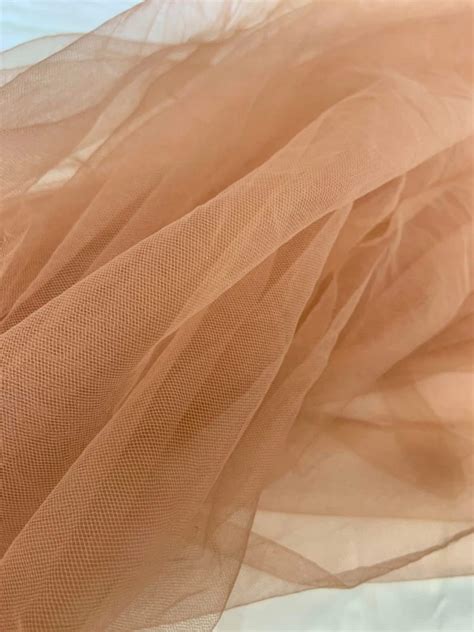 3 Yardslot Brown Tulle Lace Fabric Soft Bridal Tulle Lace Etsy
