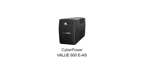 ขาย Cyberpower Value 600 E As เครื่องสํารองไฟคอมพิวเตอร์ขนาด 600 Va