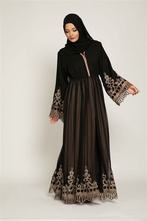 Product Details Slider Abayas Fashion Long Sleeve Maxi Dress Abaya