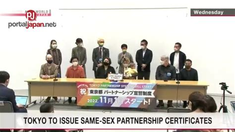 Tokyo Mag Iissue Ng Same Sex Partnership Certificate Portal Japan