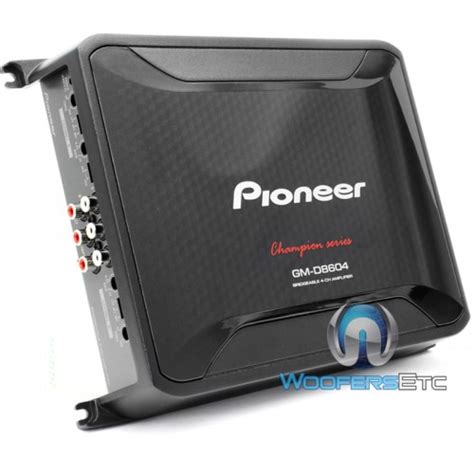 Gm D8604 Pioneer 1200w Max Class Fd Bridgeable Amplifier