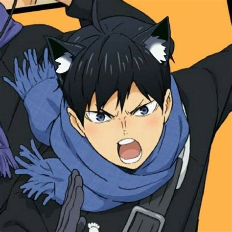 A Kageyama Haikyuu Anime Cat Boy Haikyuu Anime