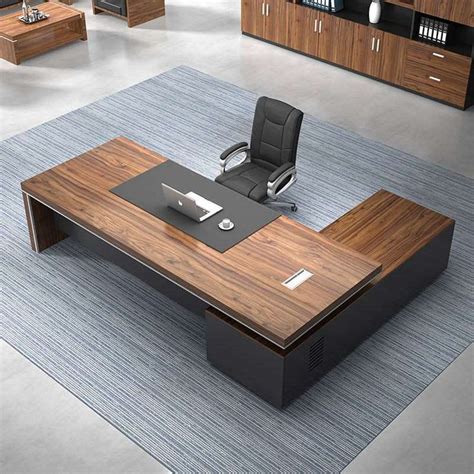 New Design Office Table Desk Melamine Executive Table Modern In 2021