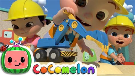 Construction Vehicles Song Cocomelon Nursery Rhymes And Kids Songs