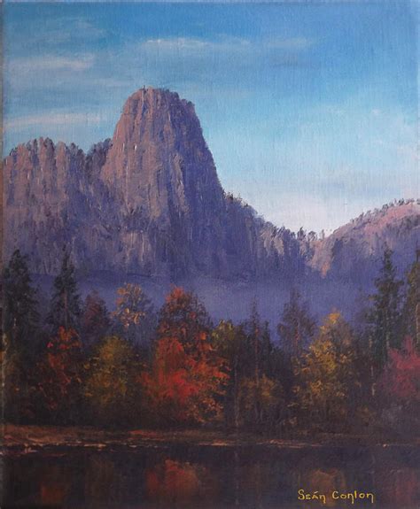 Yosemite Dawn 3 Painting By Sean Conlon