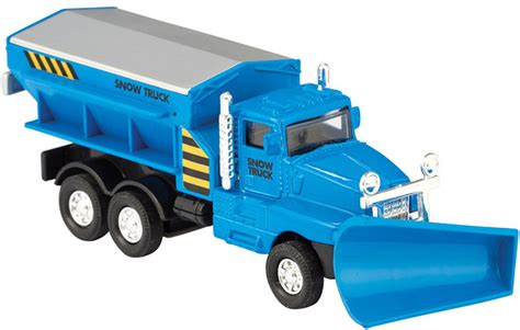 Die Cast Snow Plow Truck Toy Sense