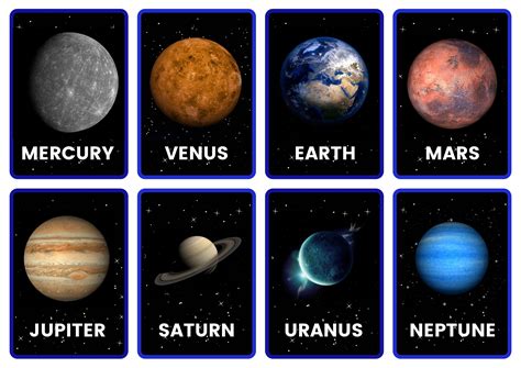 Solar Systems And Space Flashcards Set Of 48 Printable Pdf Digital