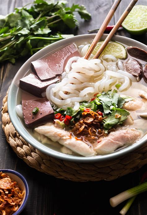 Vietnamese Chicken Tapioca Noodle Soup Bánh Canh Gà Recipe