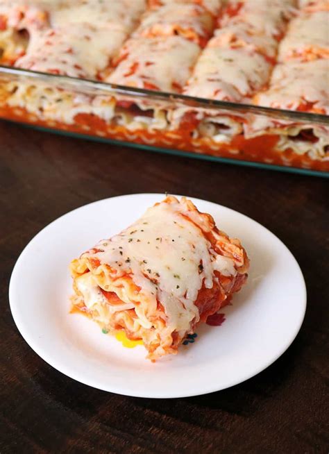 Lasagna Roll Ups Recipe Easy Ciperec
