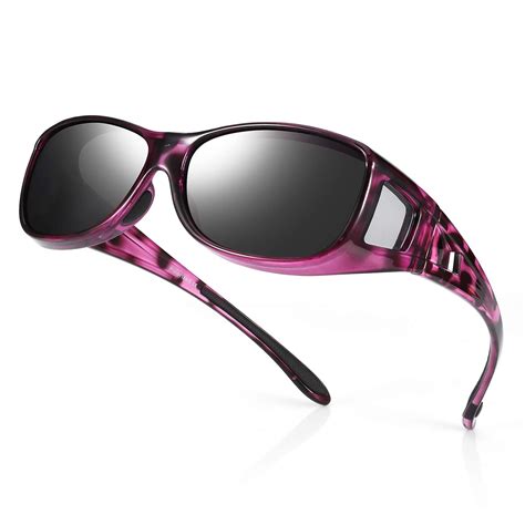 Buy Tinhao Wrap Around Sunglasses Wear Over Prescription Glasses Polarized Fit Over Glasses