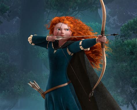 Video Merida From Disneypixars Brave Meets And Greets With First