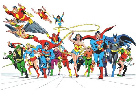 Dc Super Heroes Poster Book Comic Art Community Gallery Of Comic Art