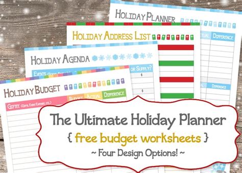 The Ultimate Holiday Planner