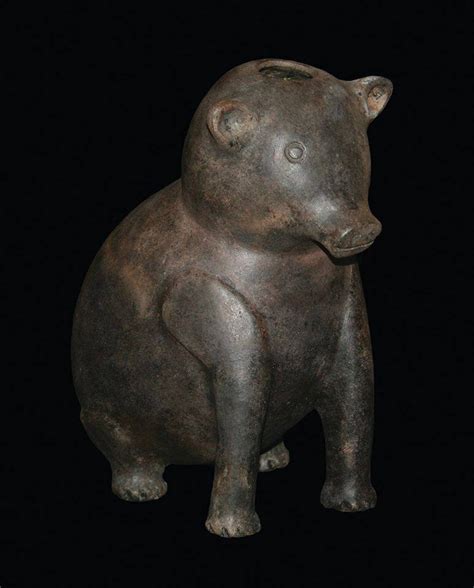 Artifact Caddo Bear Effigy Vessel — Monah