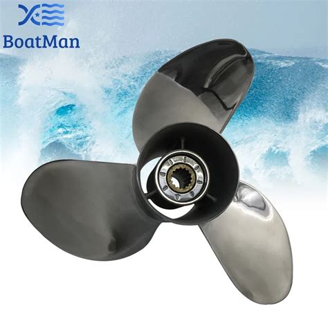 150 300hp Boat Propeller For Yamaha Outboard Motor 14 12x25 Stainless