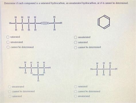 Solved Determine If Each Compound Is An Alkane Alkene
