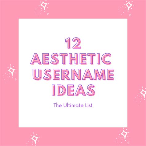 12 Aesthetic Usernames Ideas The Ultimate List TurboFuture