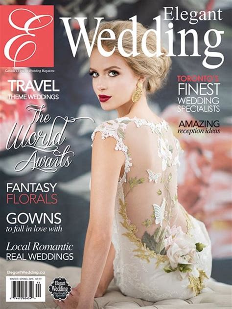 1 Elegant Wedding Magazine Cover 2015 Wedding Dresses Wedding Dresses Romantic Formal Wedding