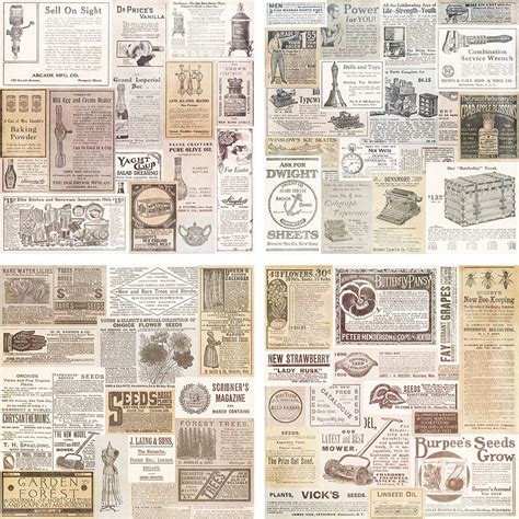 Vintage Collage Sheets By Elif Şahin Graphics Kit Digitalscrapbook