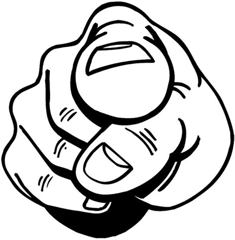 In some asian cultures, it's insulting, as you only point your finger at an animal. You Pointing Finger - ClipArt Best