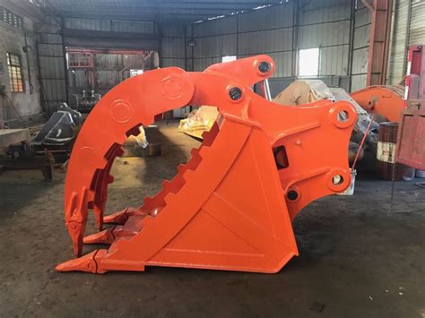 Excavator Bucket Thumb Attachment For Grabbing Digging High Performance