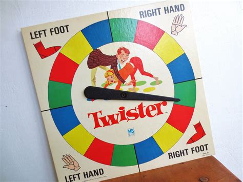 Game Night Vintage Twister Game Board Mint Condition