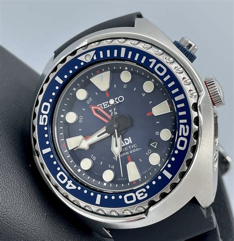 SEIKO PROSPEX Special Edition Kinetic GMT Blue Dial SUN065 PADI 200m
